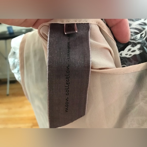 Moon Collection  size XL ballet pink / flesh tone camisole gold detail NWOT - Picture 13 of 15